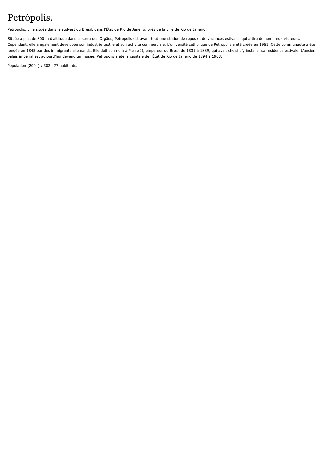 Prévisualisation du document Petrópolis.