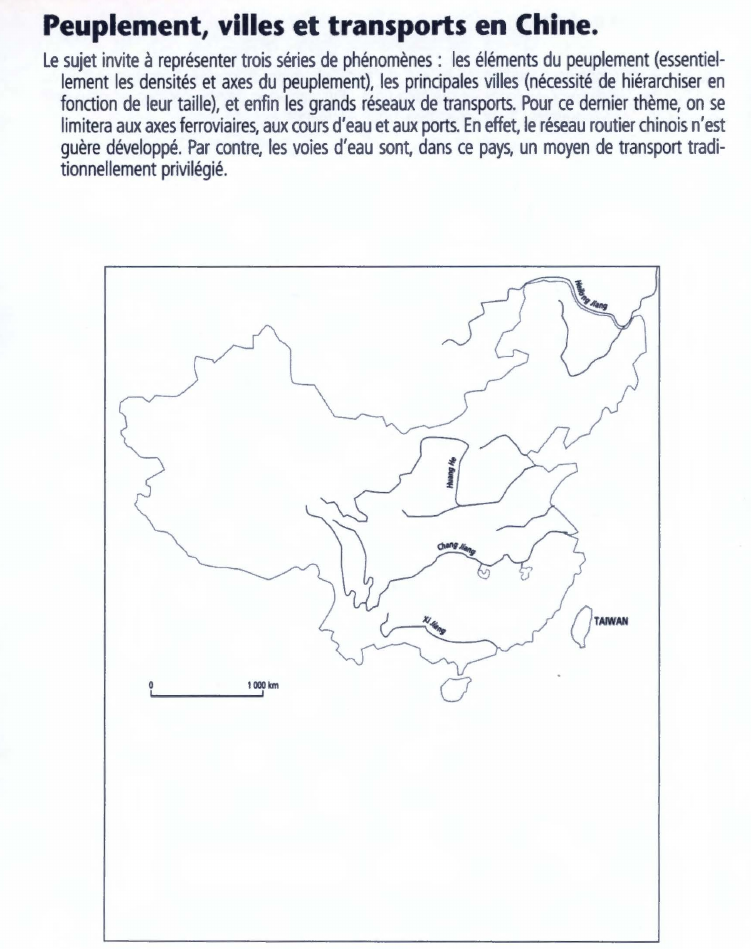 Prévisualisation du document Peuplement, villes et transports en Chine.