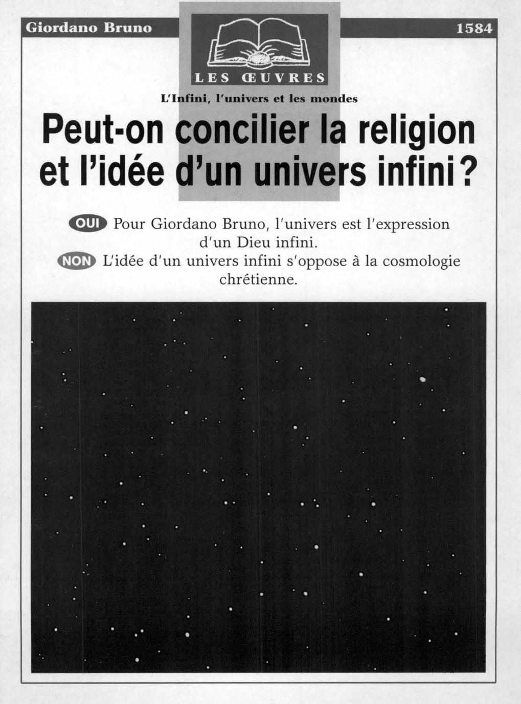 Prévisualisation du document Peut-on concilier la religion et l'idée d'un univers infini ?