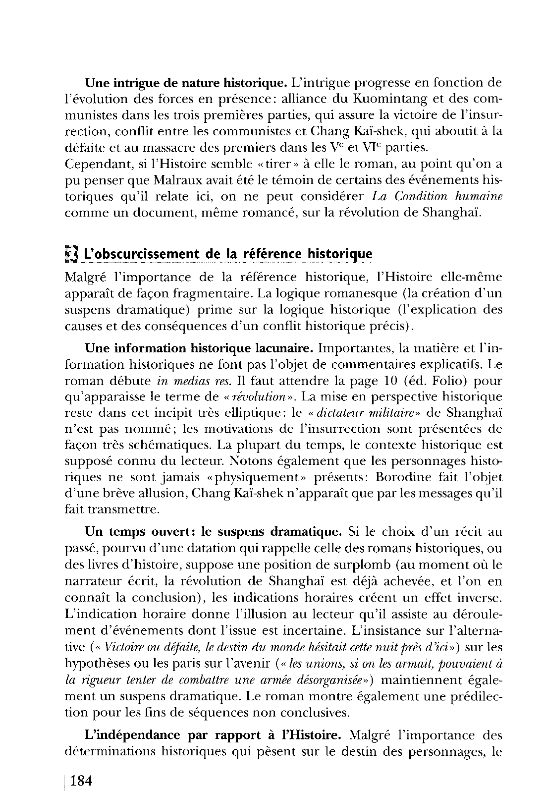 Prévisualisation du document Peut-on considérer La Condition humaine comme un roman historique?