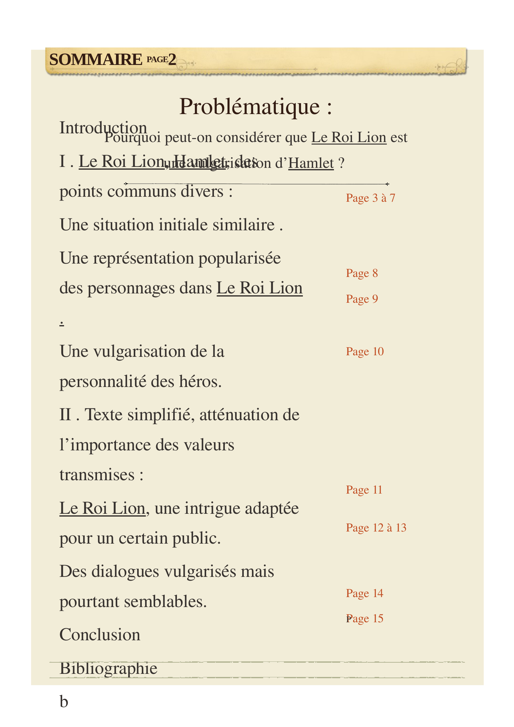 Prévisualisation du document Peut-on considérer le Roi Lion de Walt Disney comme une réécriture de Hamlet de shakespeare ?