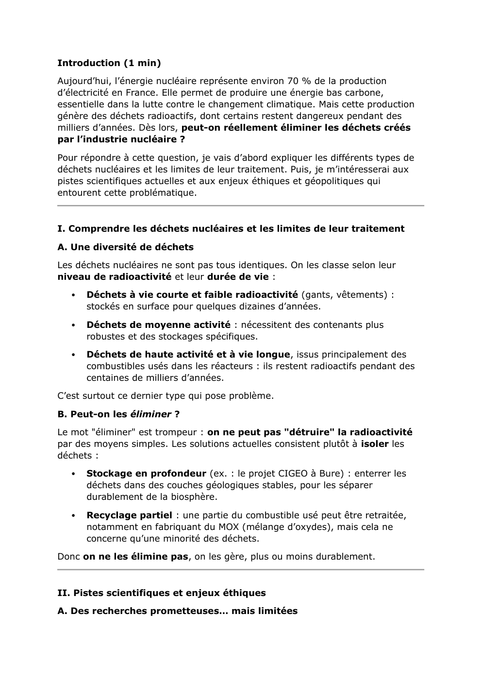Prévisualisation du document Peut-on éliminer les déchets créés par l’industrie nucléaire ?