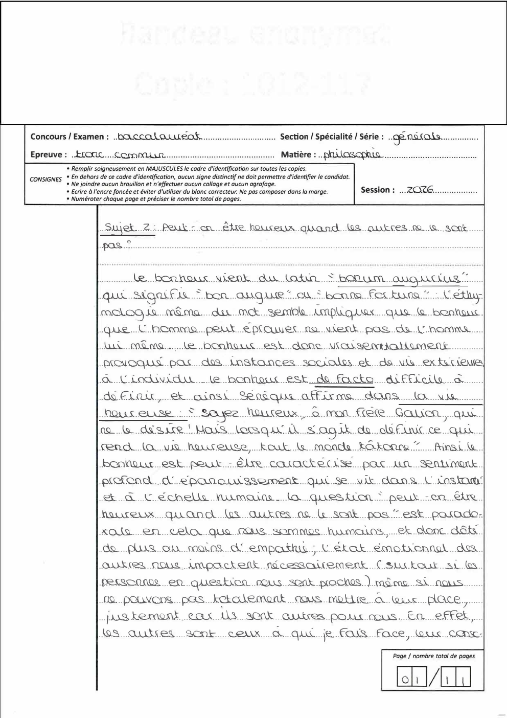 Prévisualisation du document Peut-on être heureux quand les autres ne le sont pas ?