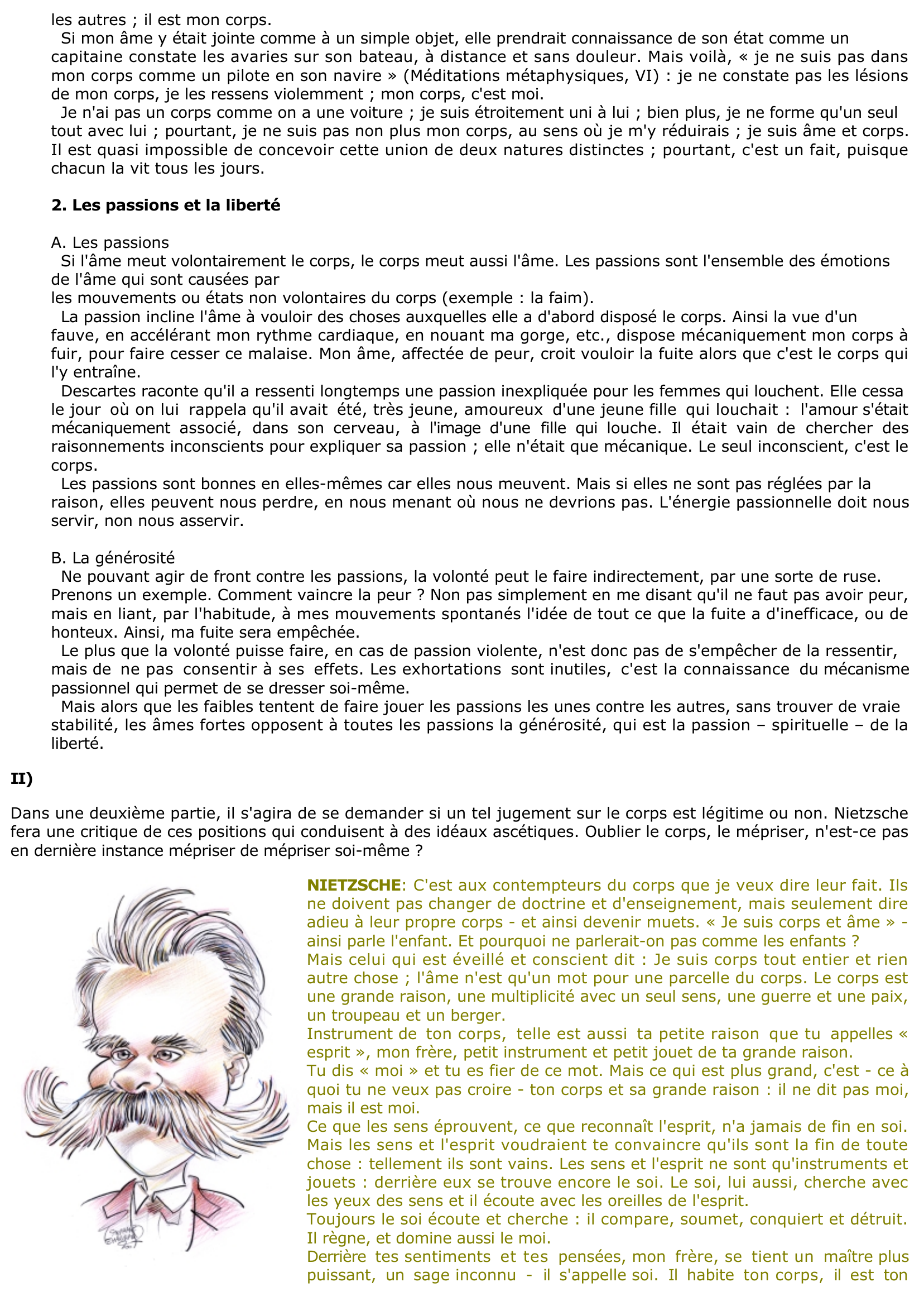 Prévisualisation du document Peut-on penser séparément le corps du sujet pensant?