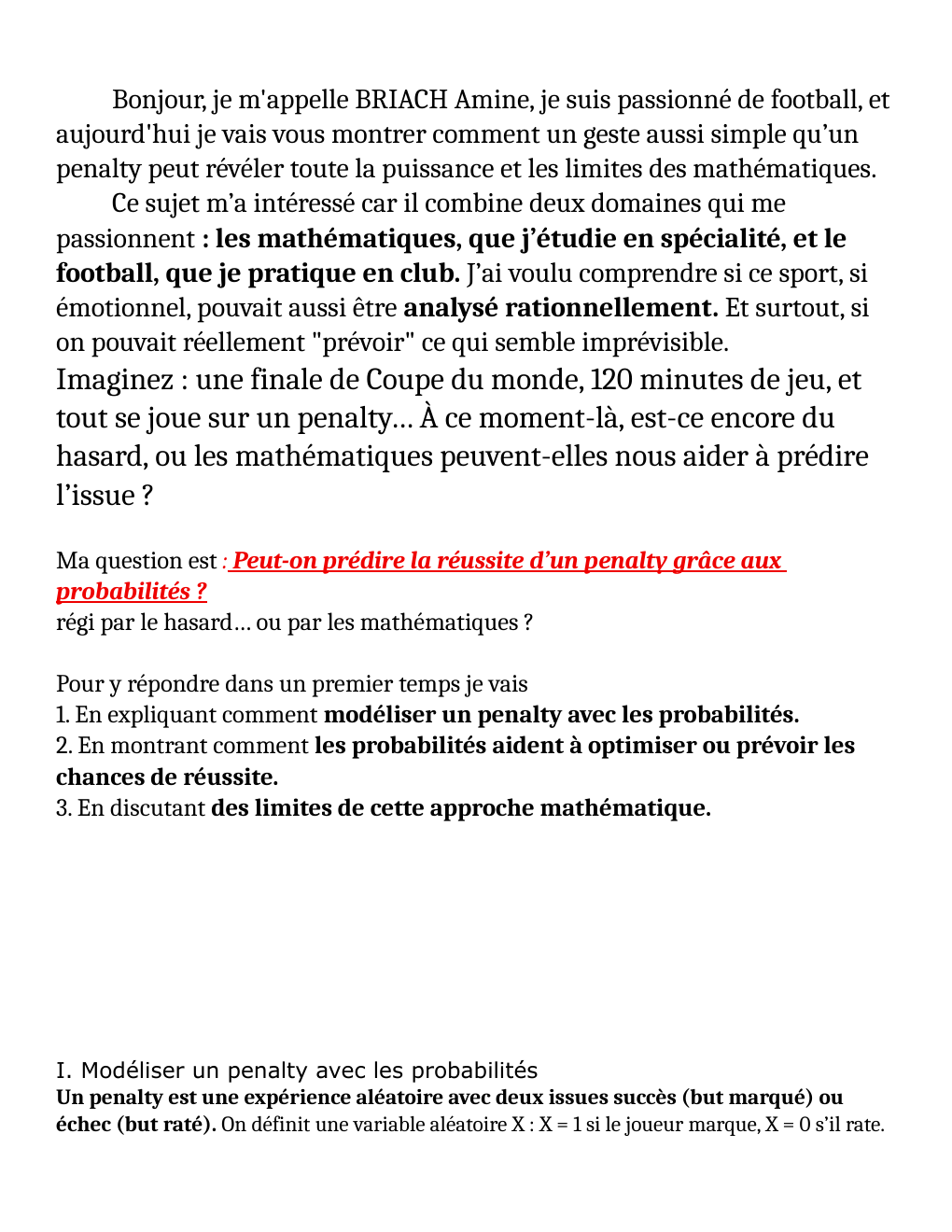 Prévisualisation du document Peut-on prédire la réussite d’un penalty grâce aux probabilités ?