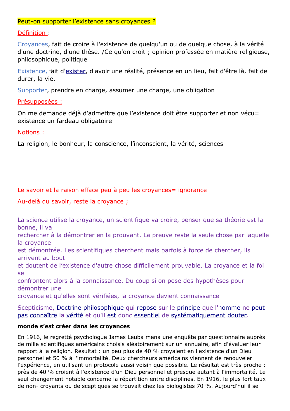 Prévisualisation du document peut-on supporter l'existence sans croyances?