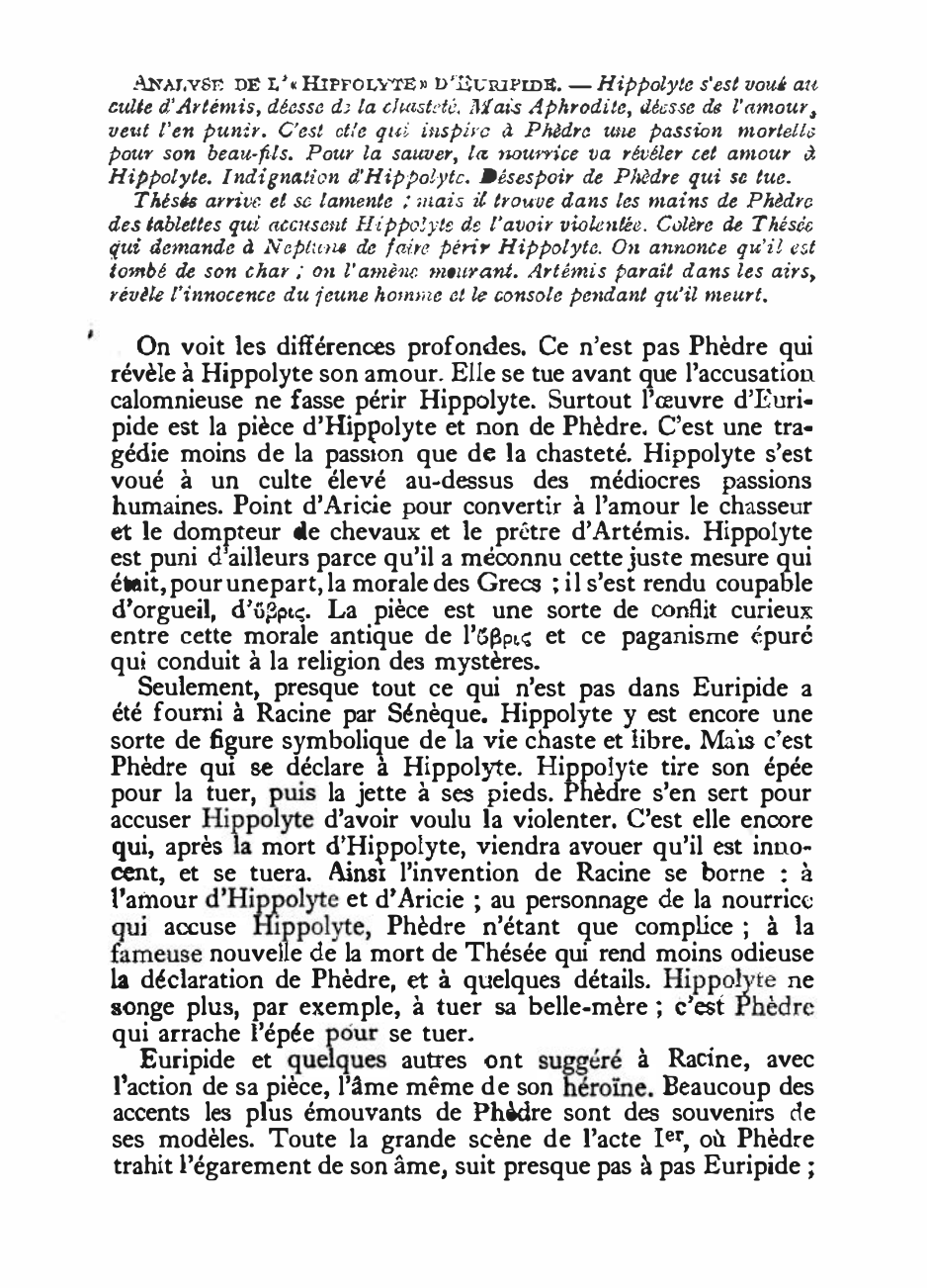 Prévisualisation du document PHÈDRE de Racine (analyse)