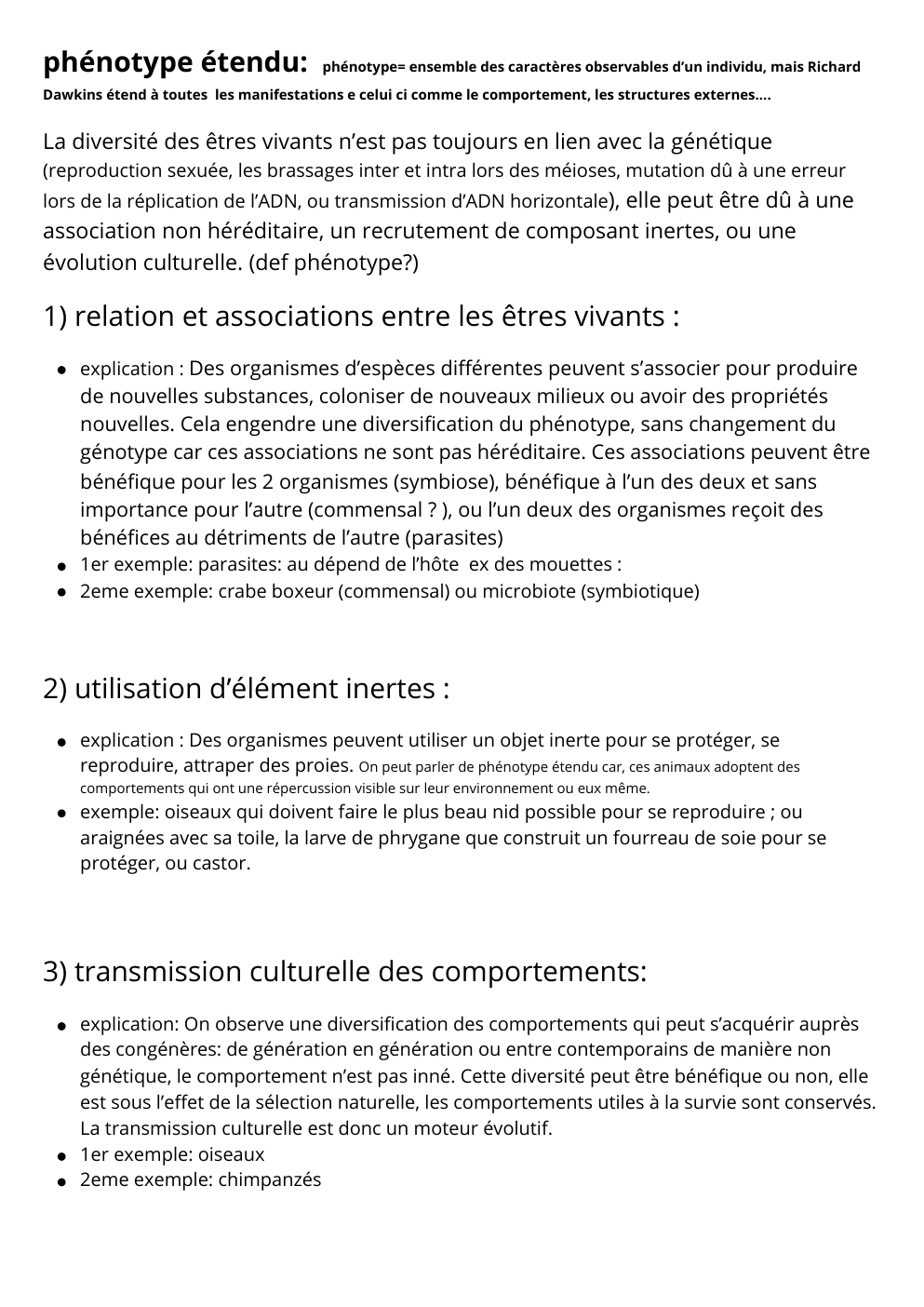 Prévisualisation du document Phénotype