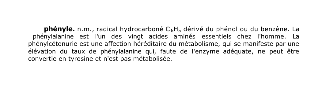 Prévisualisation du document phényle.