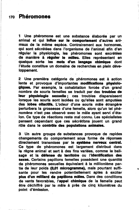 Prévisualisation du document Phéromones