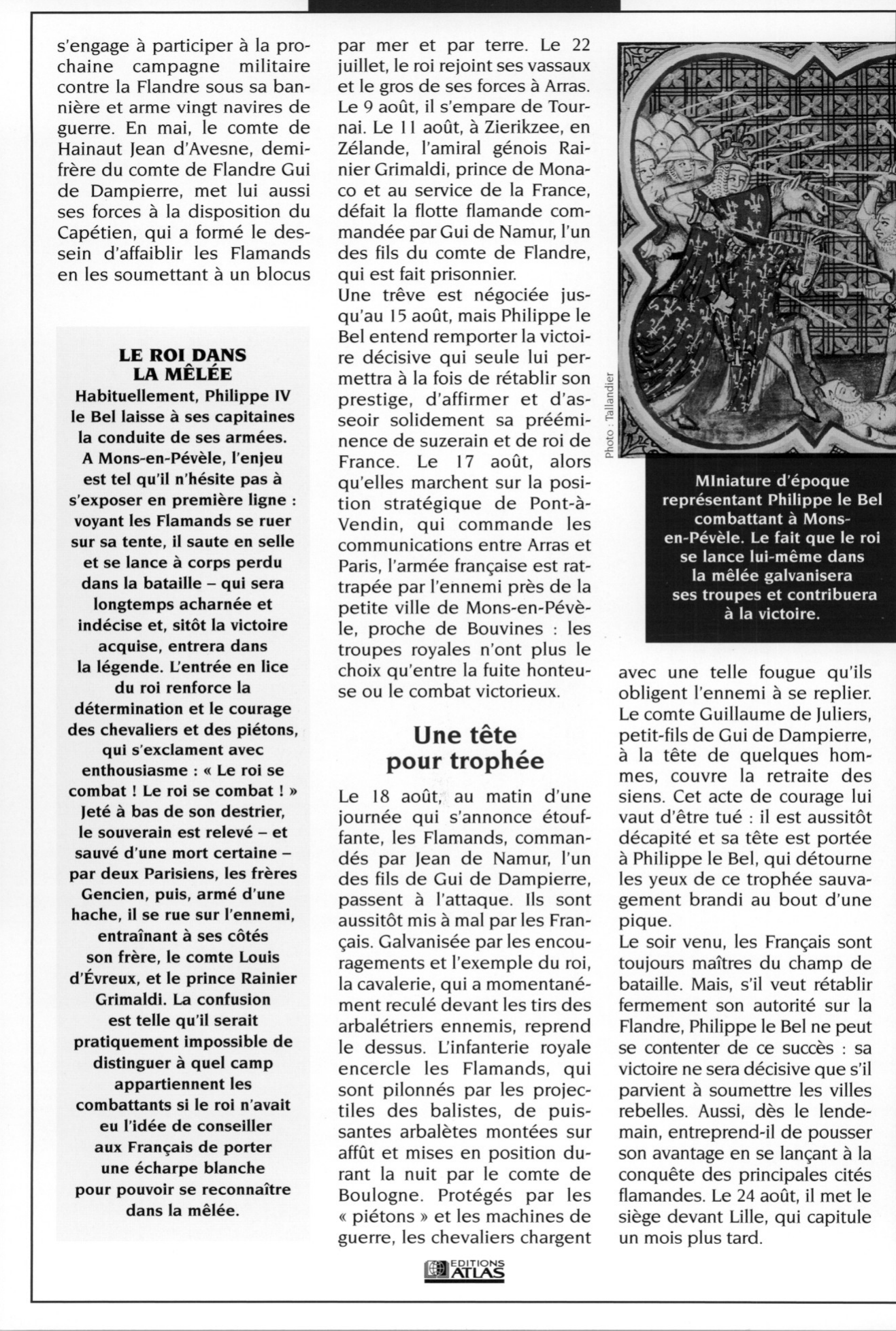 Prévisualisation du document Philippe le Bel et la Flandre : La revanche française de Mons-en-Pévèle