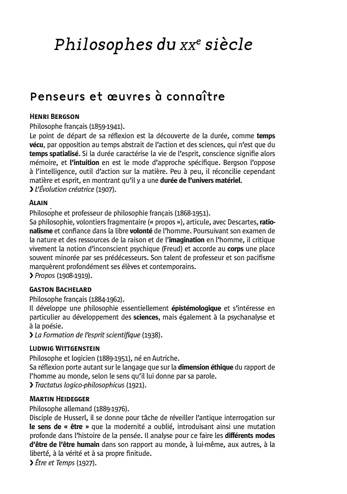 Prévisualisation du document Philosophes du x:xe siècle
Penseurs et œuvres

à connaÎtre

HENRI BERGSON

Philosophe français(1859-1941).
Le point de départ de sa réflexion...