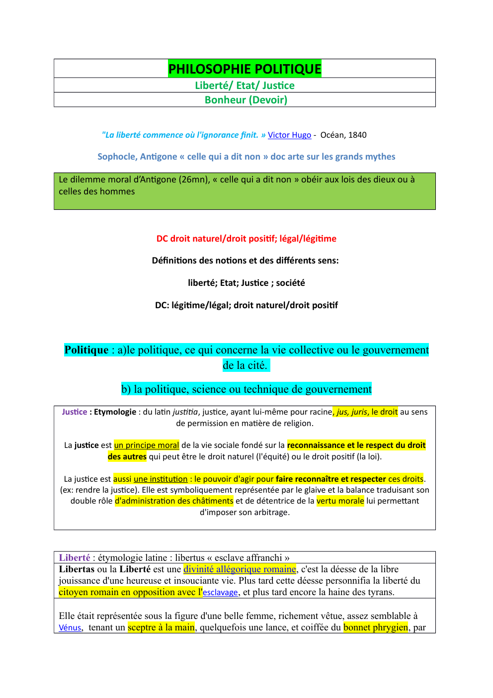 Prévisualisation du document philosophie politique
