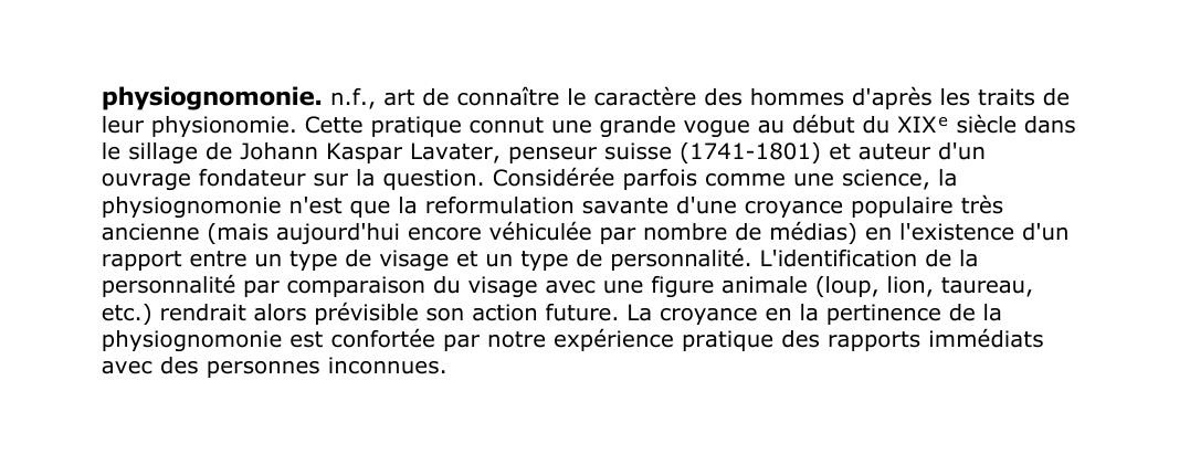 Prévisualisation du document physiognomonie.
