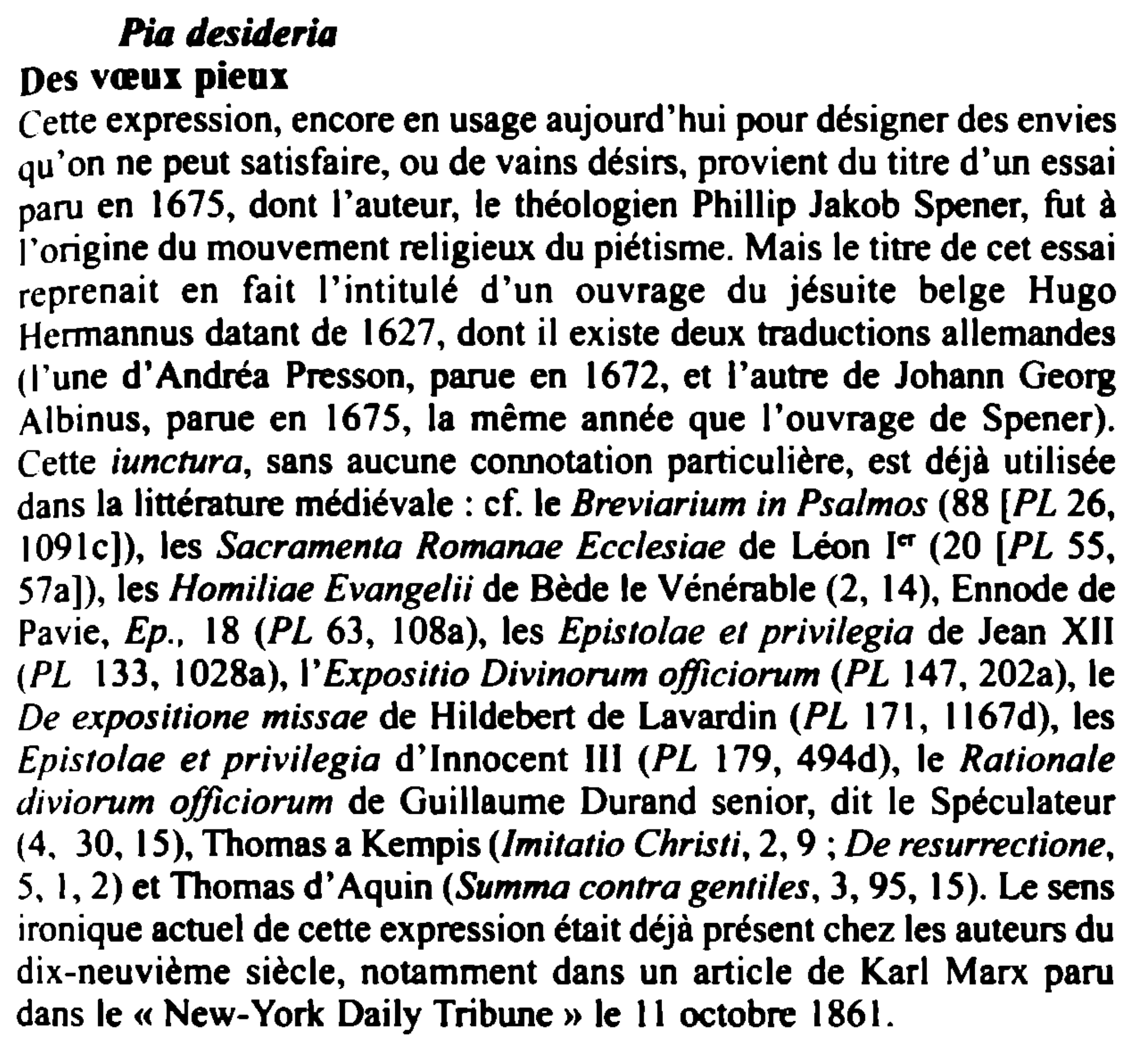 Prévisualisation du document Pia desideria