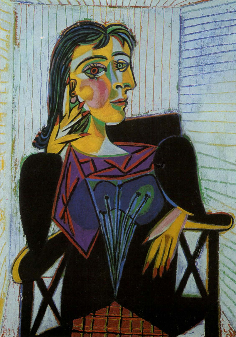 Prévisualisation du document PICASSO Pablo Ruiz Blasco y Picasso, dit Pablo : Portrait de Dora Maar (analyse du tableau).