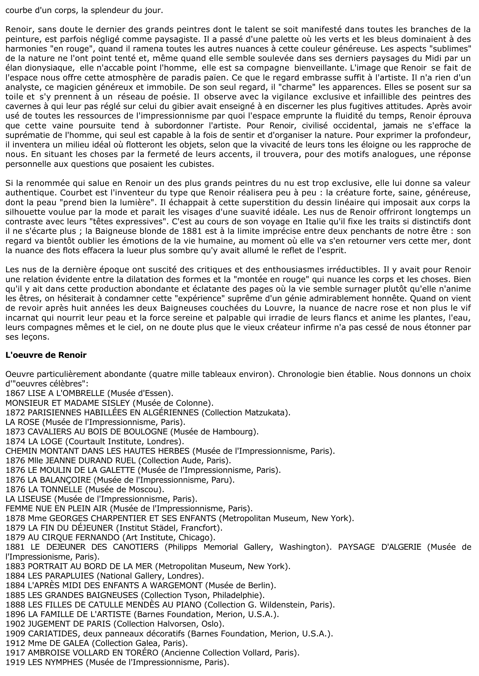 Prévisualisation du document Pierre Auguste Renoir