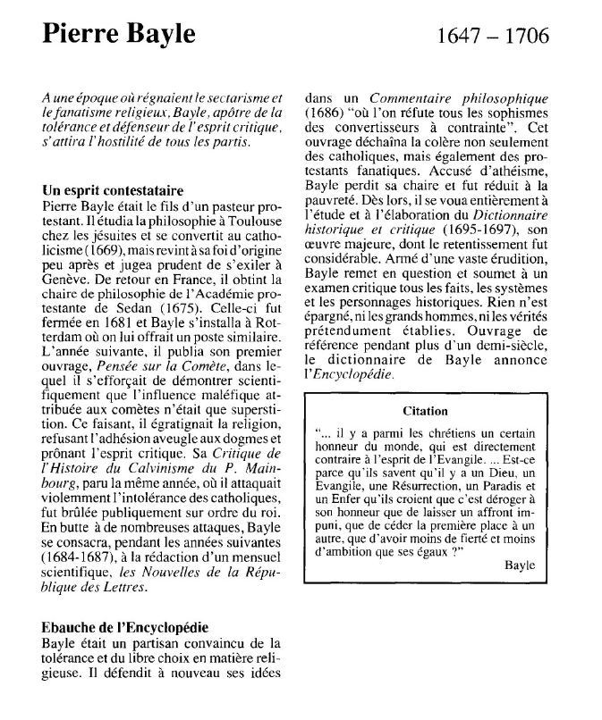 Prévisualisation du document Pierre Bayle.