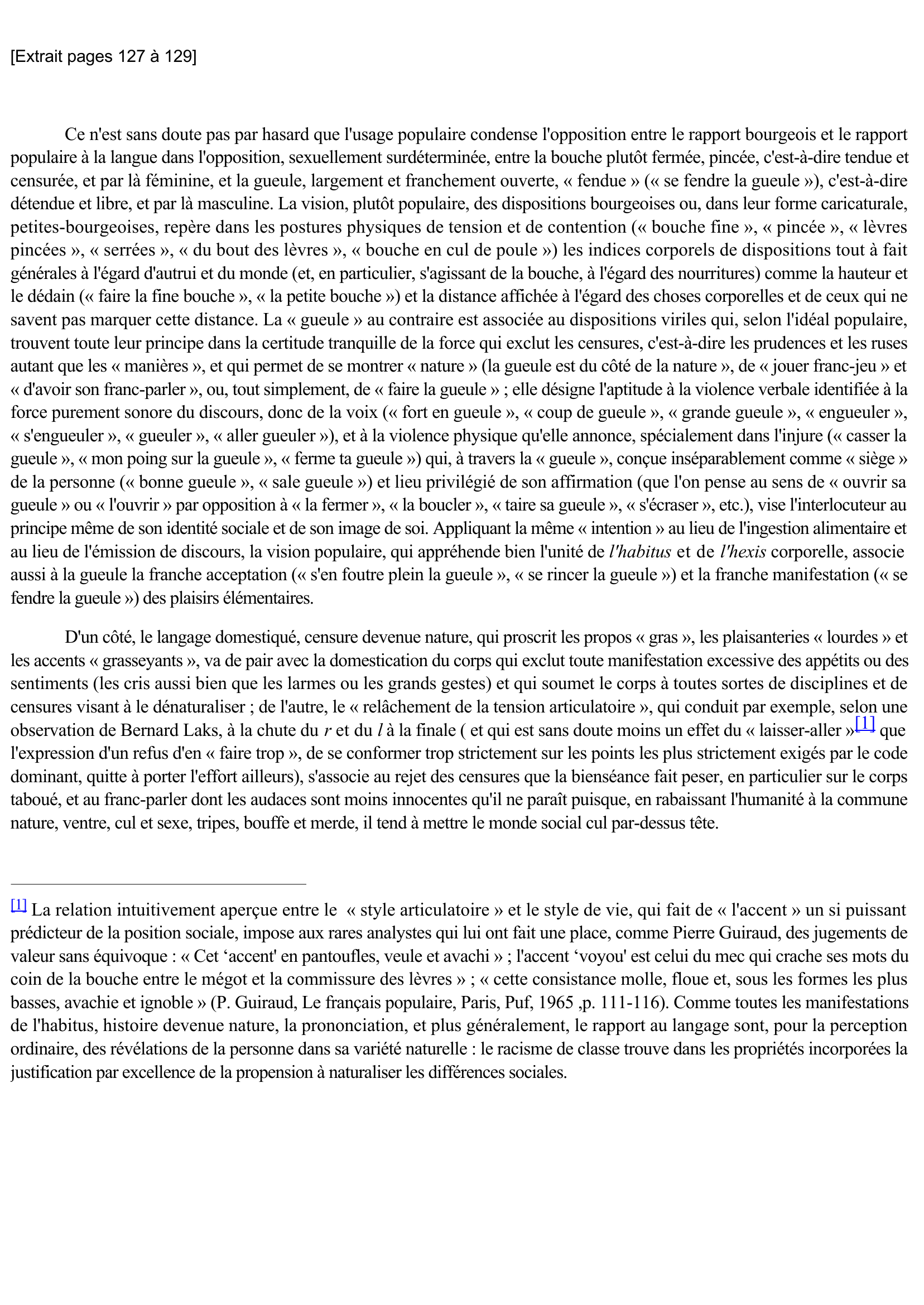 Prévisualisation du document Pierre Bourdieu : Langage et pouvoir symbolique, « La formation des prix et l'anticipation des profits », Seuil, 2001  [Cet article a été écrit au cours de l'été 1980 et publié dans Ce que parler veut dire, Fayard, 1982].