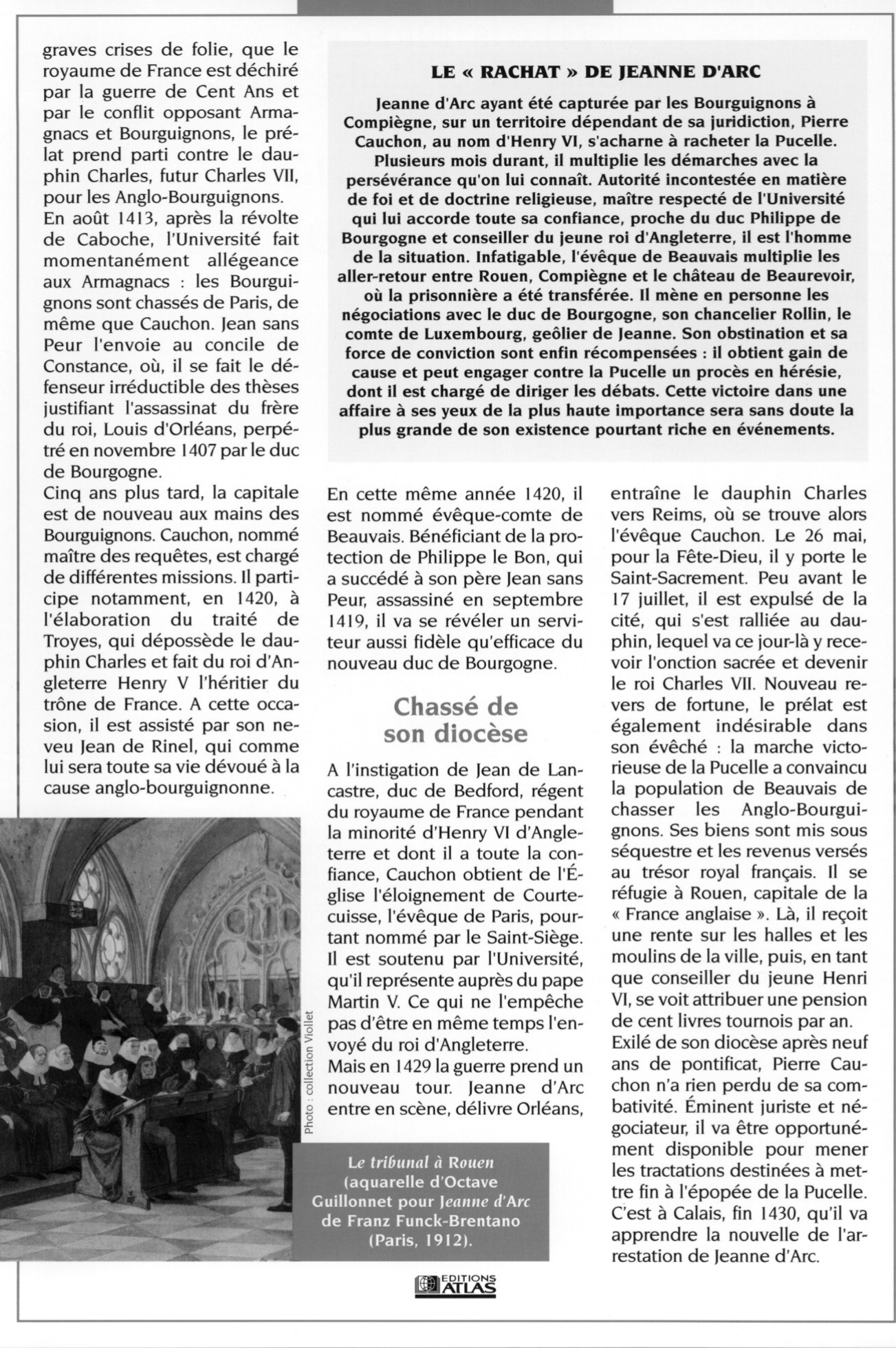 Prévisualisation du document Pierre Cauchon, évêque de Beauvais