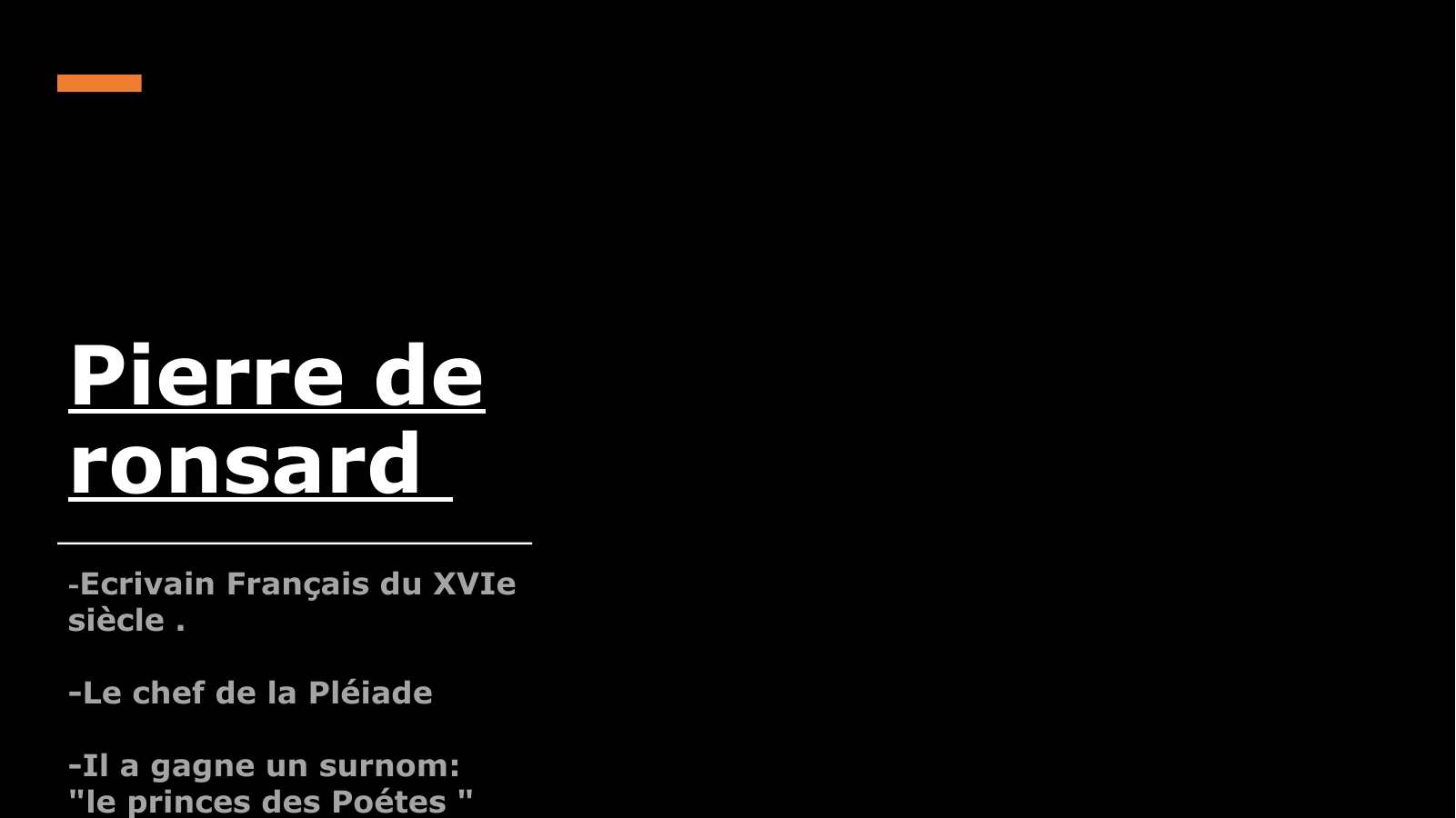 Prévisualisation du document Pierre de Ronsard: exposé sur sa poésie
