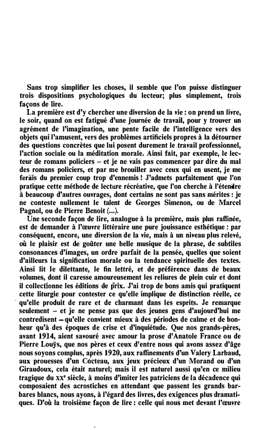 Prévisualisation du document Pierre-Henri SIMON, Témoins de l'homme.