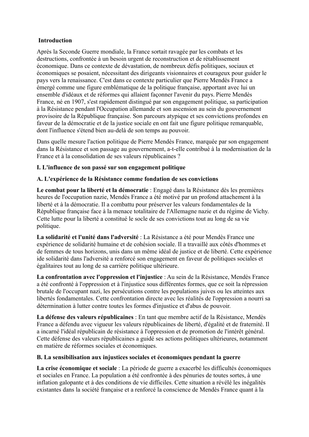 Prévisualisation du document Pierre Mendes France et la modernisation de la France