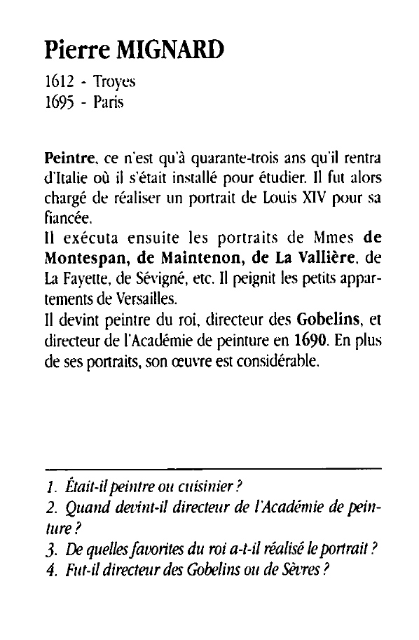 Prévisualisation du document Pierre MIGNARD