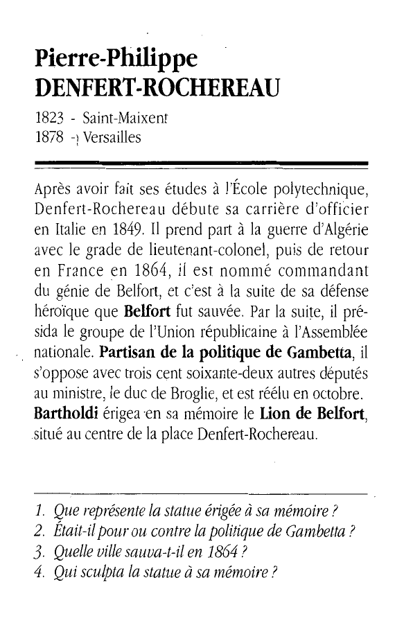 Prévisualisation du document Pierre Philippe DENFERT-ROCHEREAU