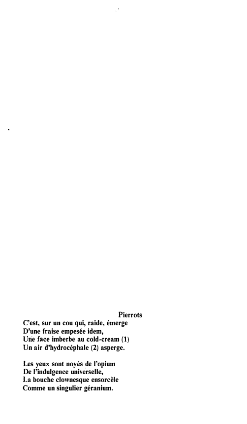 Prévisualisation du document Pierrots de Jules LAFORGUE, L'imitation de Notre-Dame la lune. Commentaire.
