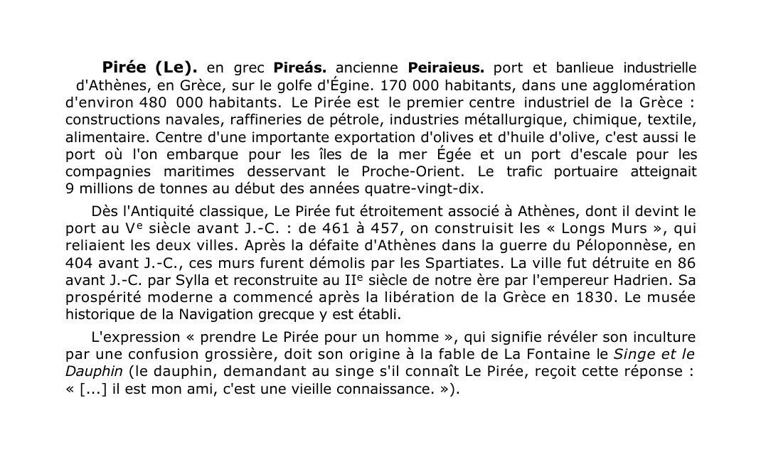 Prévisualisation du document Pirée (Le).
