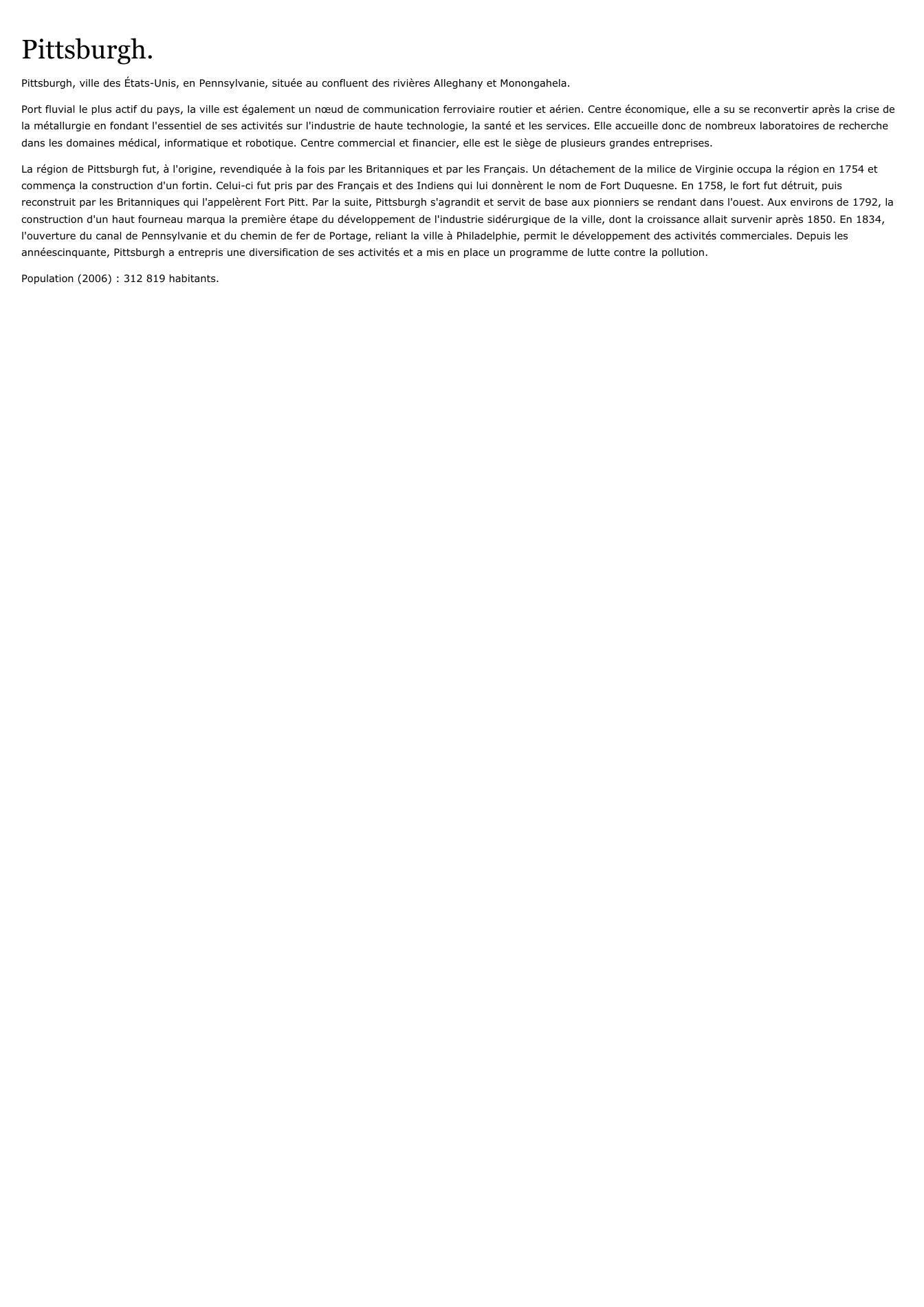 Prévisualisation du document Pittsburgh.