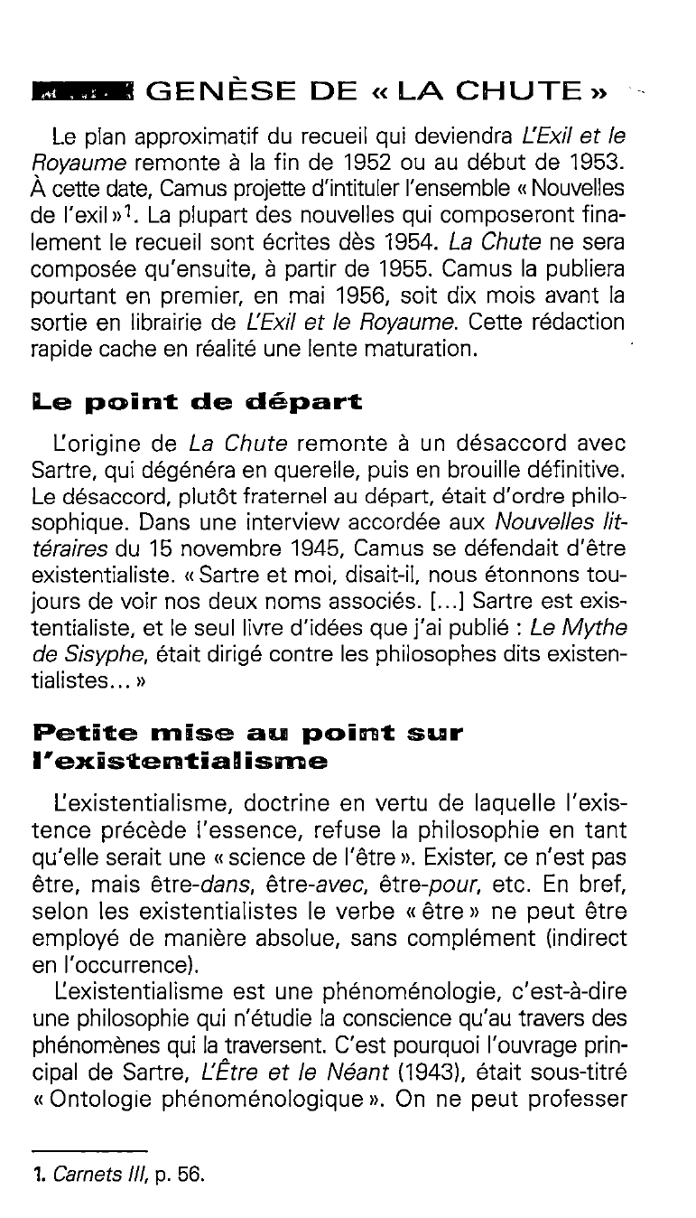 Prévisualisation du document Place de La Chute dans l'œuvre de Camus