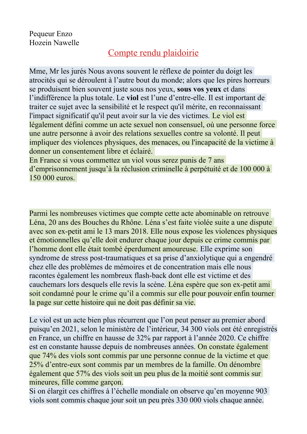 Prévisualisation du document plaidoirie viol