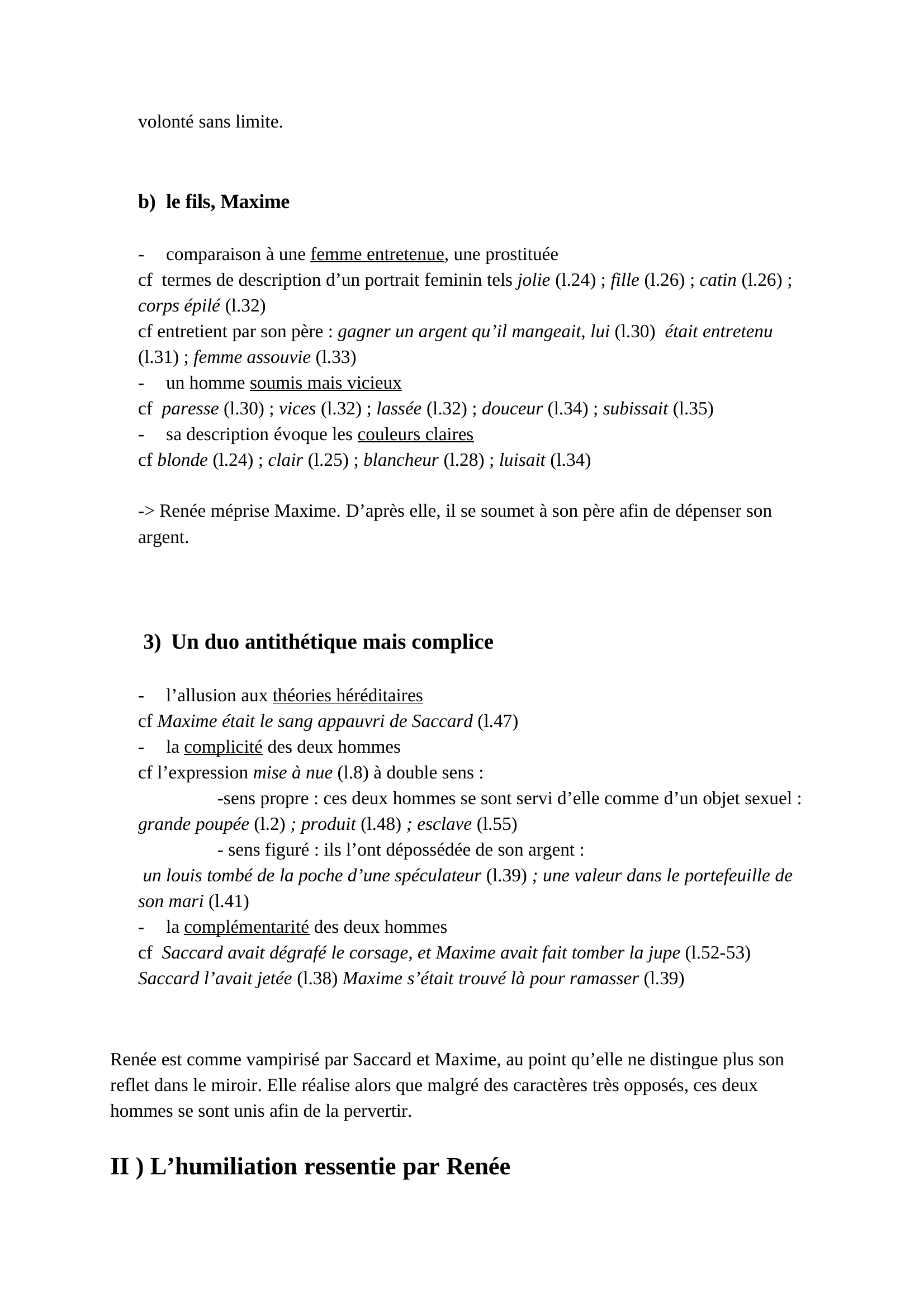 Prévisualisation du document Plan détaillé : La Curée, ZOLA