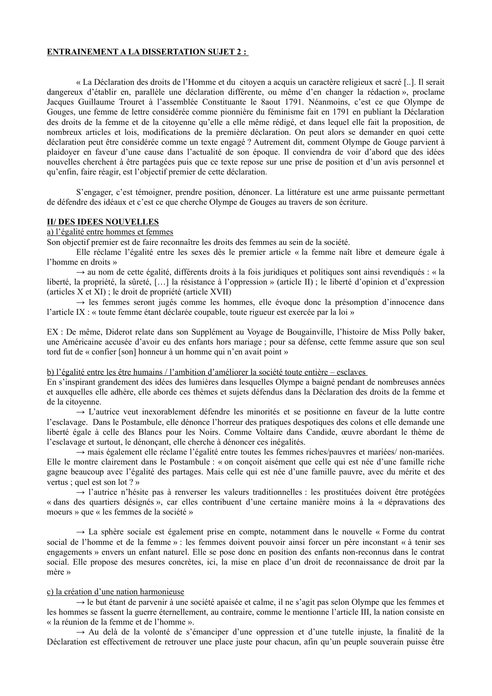 Prévisualisation du document Plan détaillé La Déclaration des droits de l’Homme et du citoyen - Jacques Guillaume Trouret