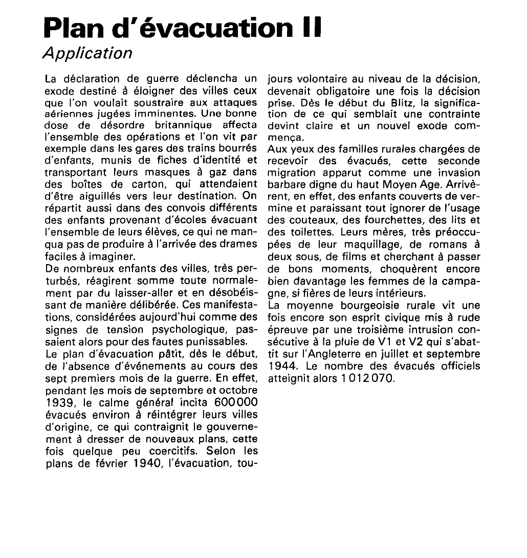 Prévisualisation du document Plan d'évacuation(seconde guerre mondiale).