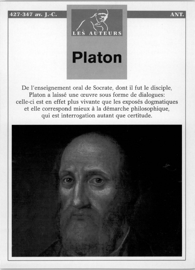 Prévisualisation du document Platon
