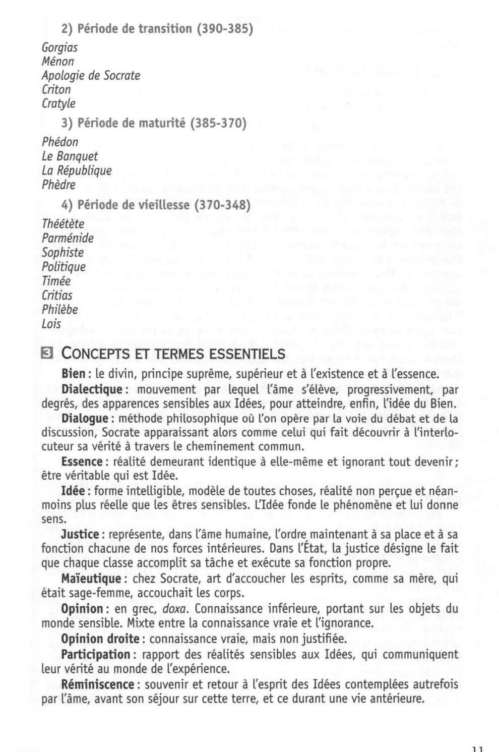Prévisualisation du document PLATON : oeuvres résumées et analysées