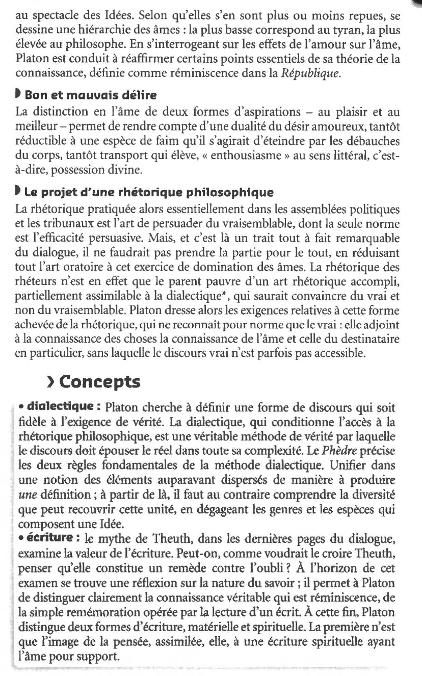 Prévisualisation du document PLATON : PHEDRE (Résumé & Analyse)