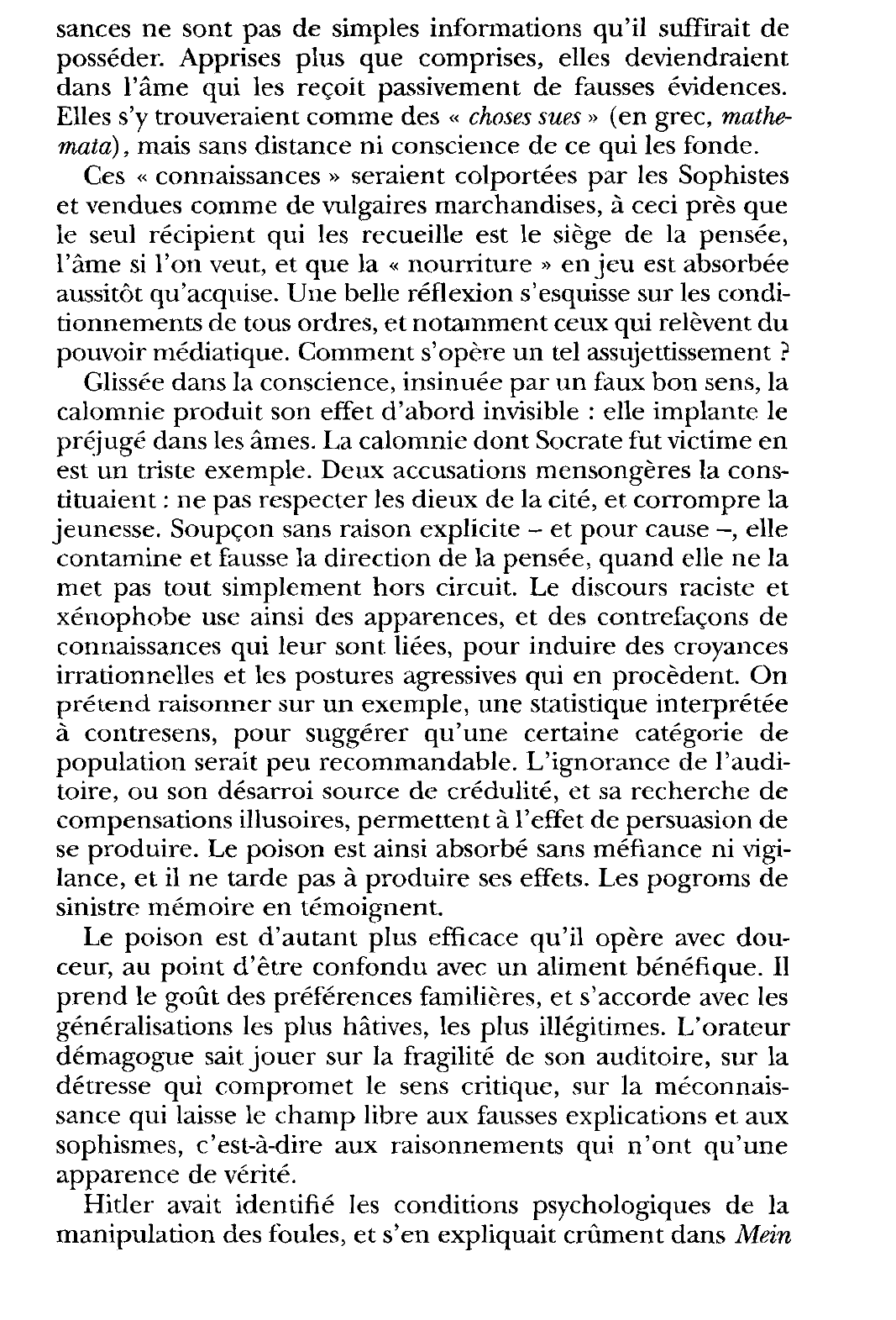 Prévisualisation du document Platon, Protagoras, 313c-314b, trad. F. Ildefonse, GF-Flammarion.