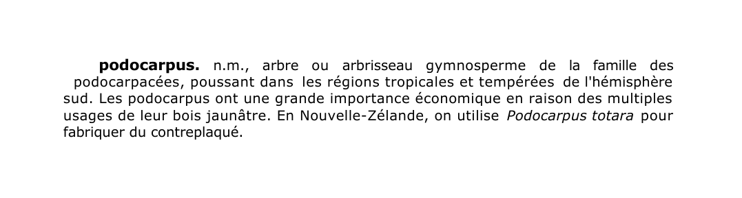 Prévisualisation du document podocarpus.