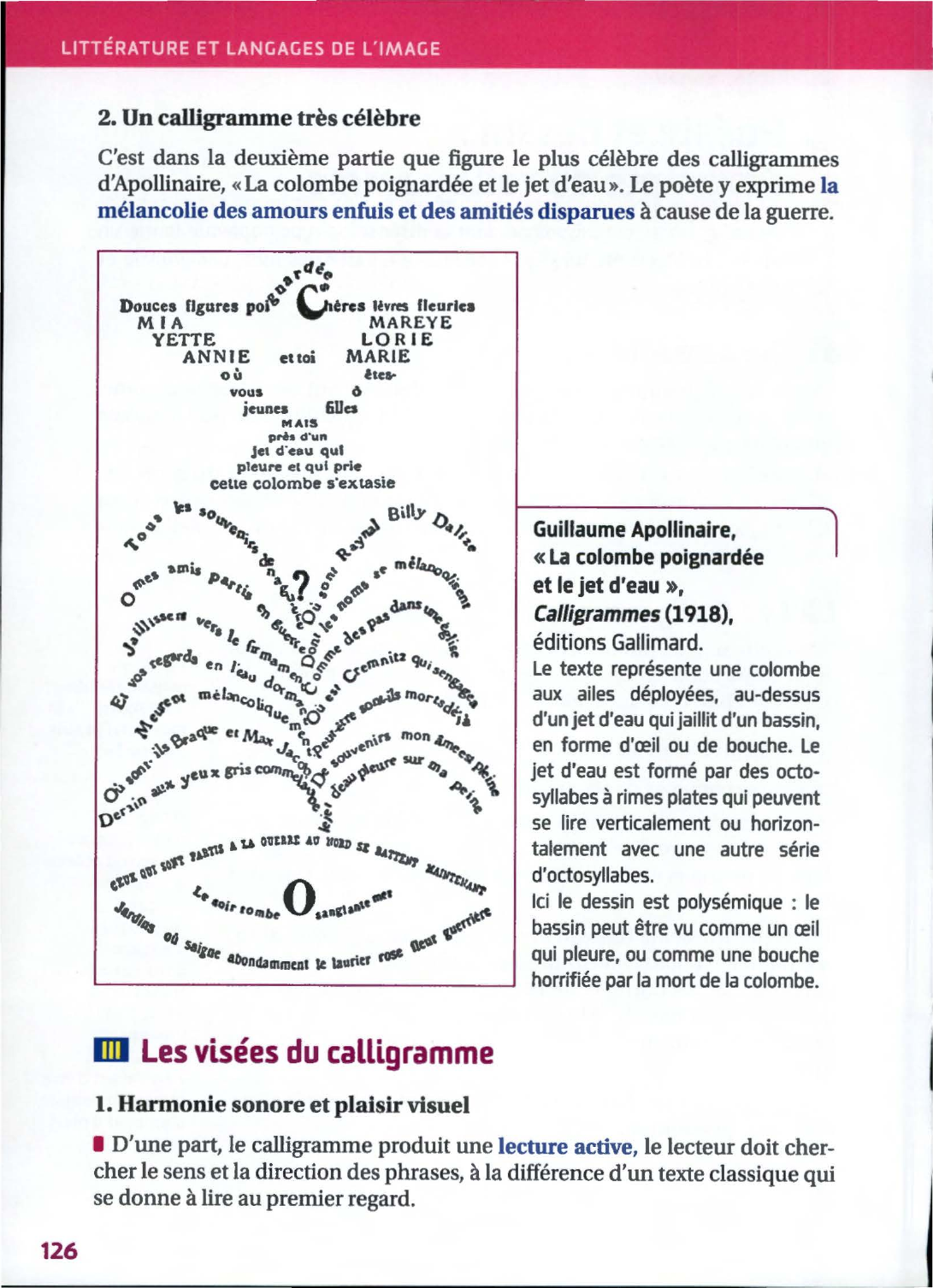 Prévisualisation du document Poésie et dessin : l'exemple du calligramme
