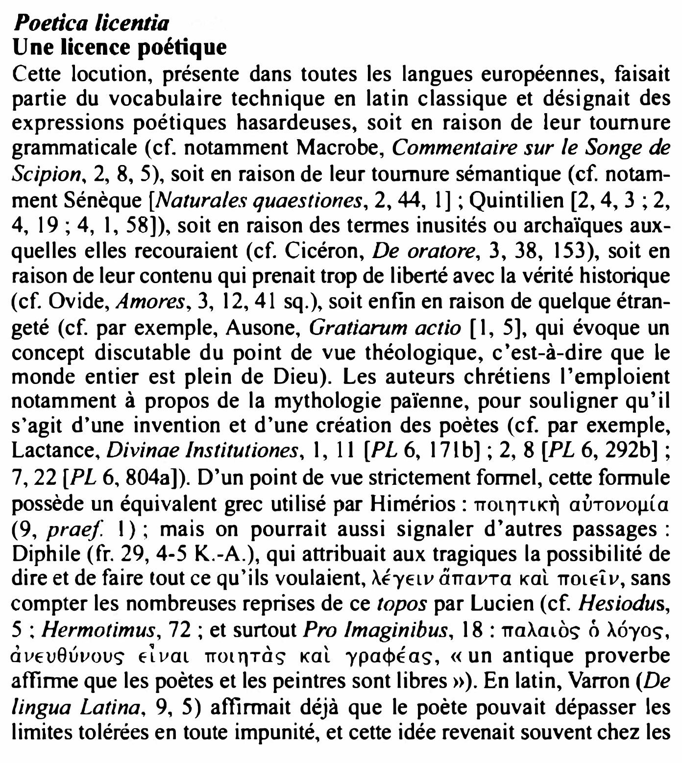 Prévisualisation du document Poetica licentia