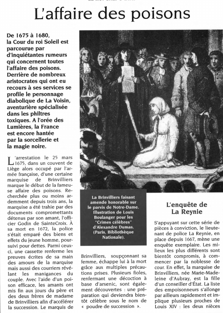 Prévisualisation du document Poisons, affaire des