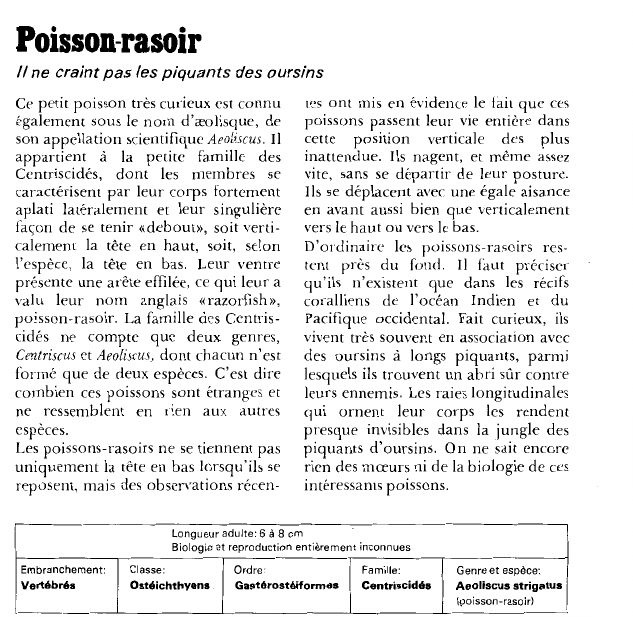 Prévisualisation du document Poisson-rasoir.
