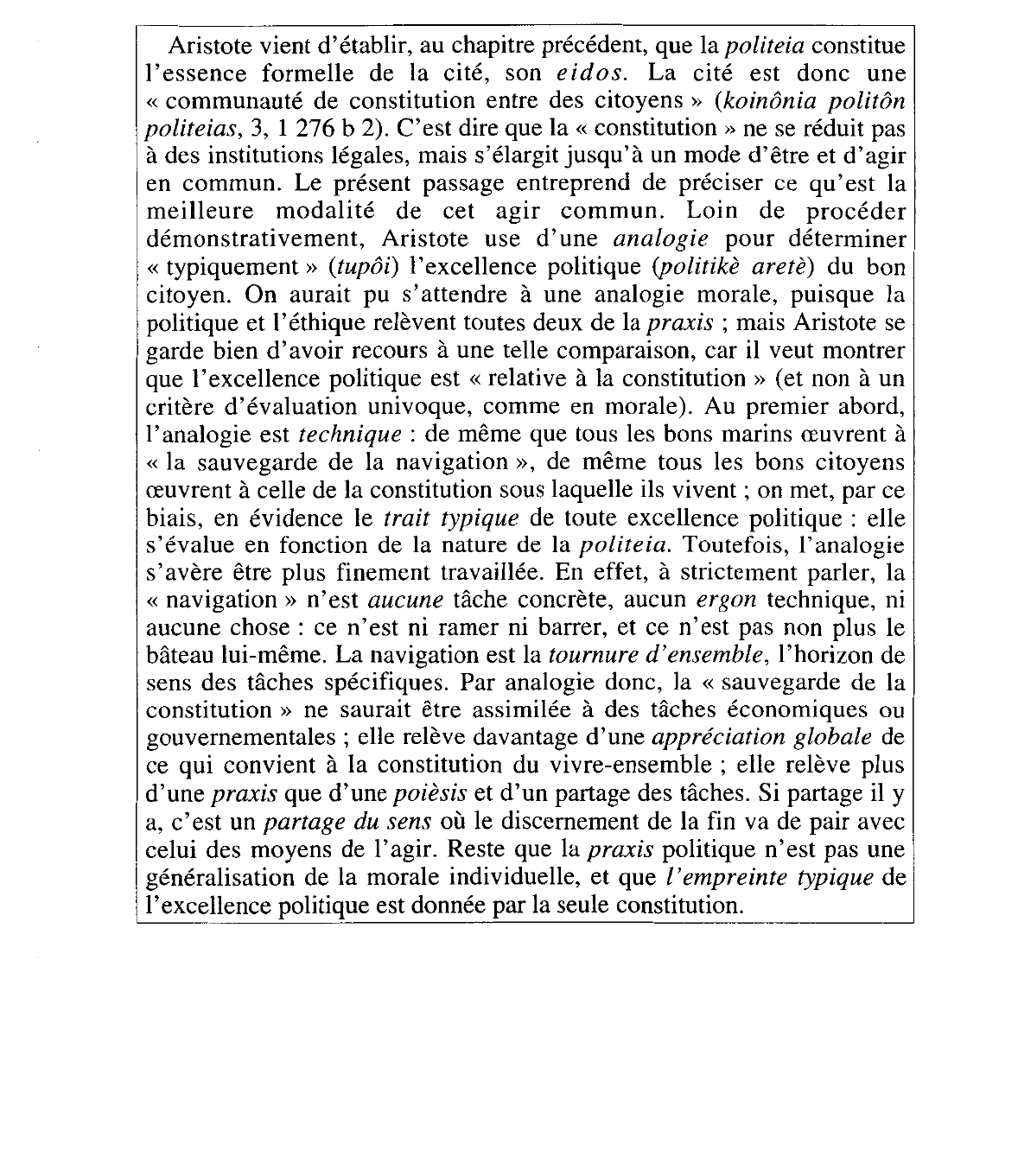 Prévisualisation du document (Politique III, 4, 1 276 b 16-35)