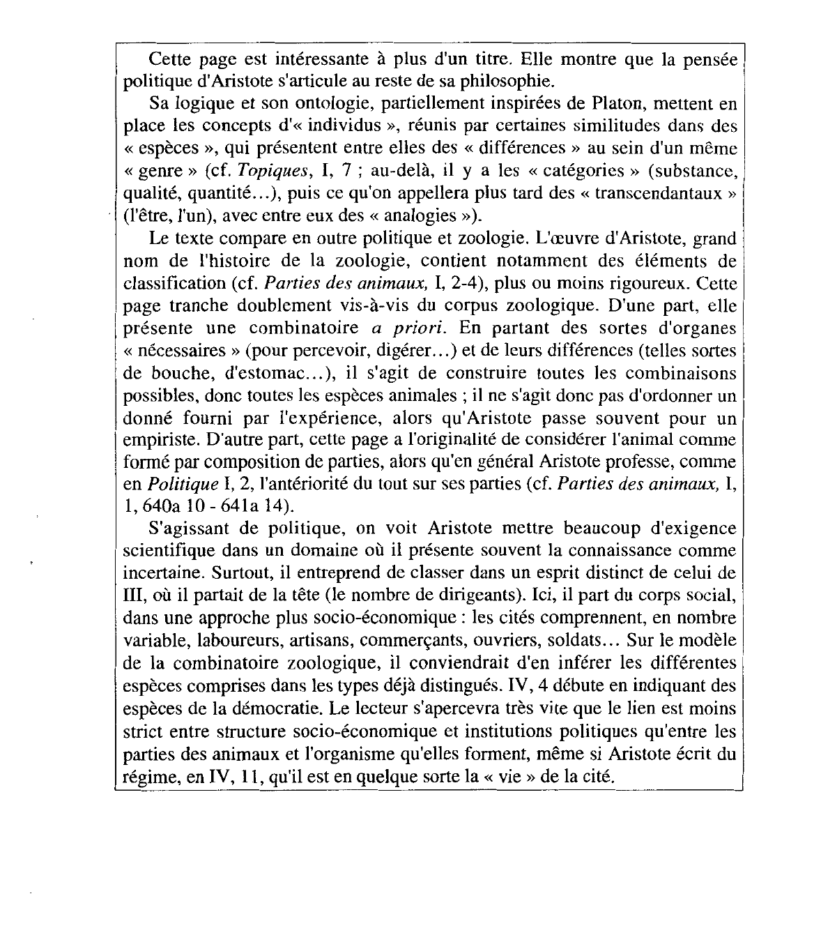Prévisualisation du document Politique, IV, 4, 1290b 25-39. Aristote. Commentaire