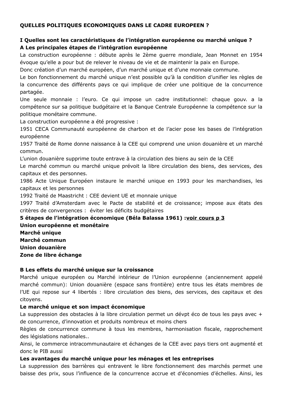 Prévisualisation du document Politiques économiques dans le cadre européen