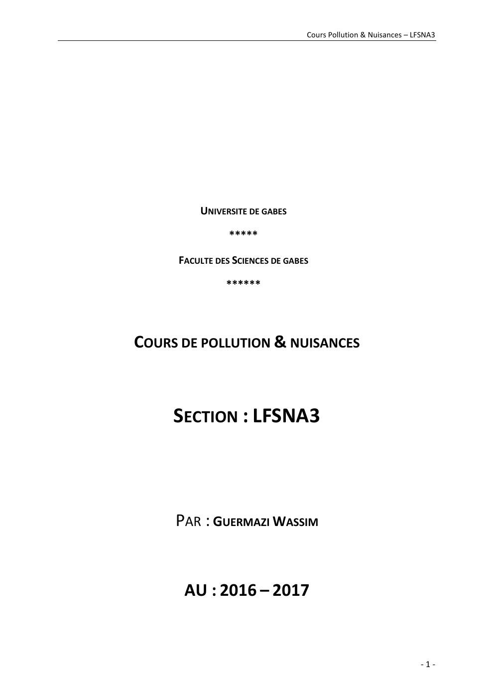 Prévisualisation du document pollution et nuisances